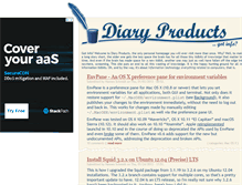 Tablet Screenshot of diaryproducts.net